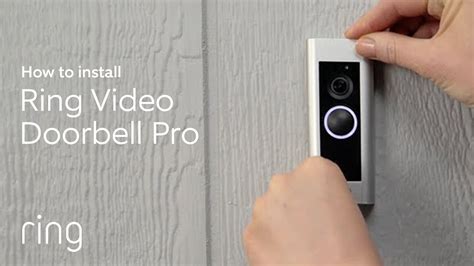 ring pro doorbell installation